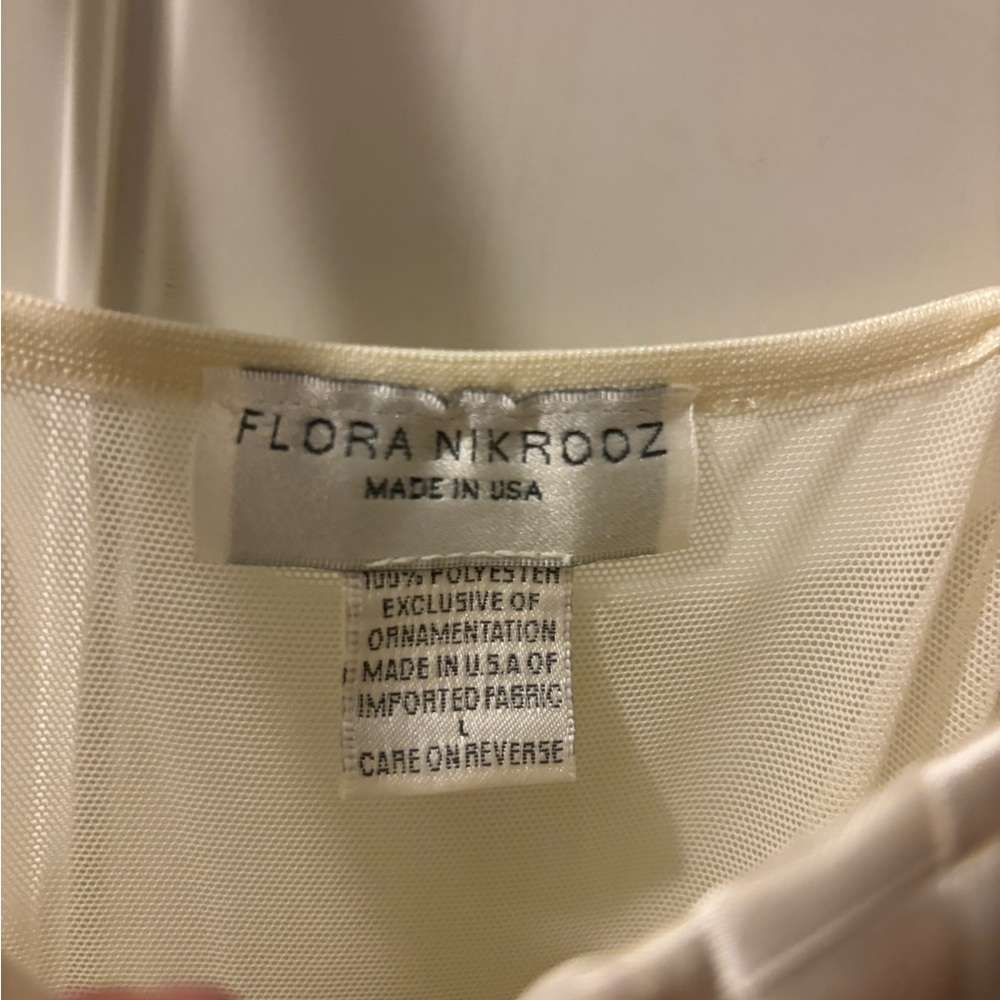 Flora Nikrooz Ivory Lingerie Long Gown
